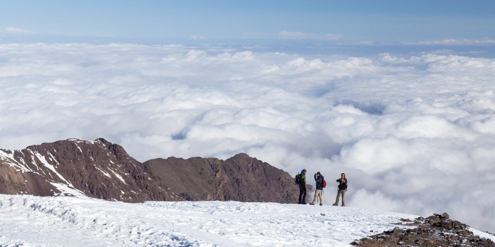 people over the clouds